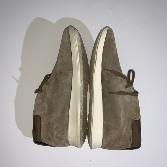 Vince Shoes Mens Size 13 Taupe Suede Lace Up Casual Chukka Sneaker Comfort Sole main image 9